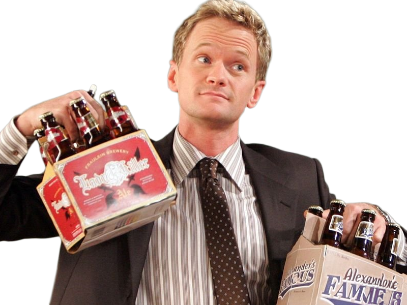 neil patrick harris how-i-met-your-mother himym barney stinson bro wingman costume cheveux-blonds yeux-bleus homme acteur serie