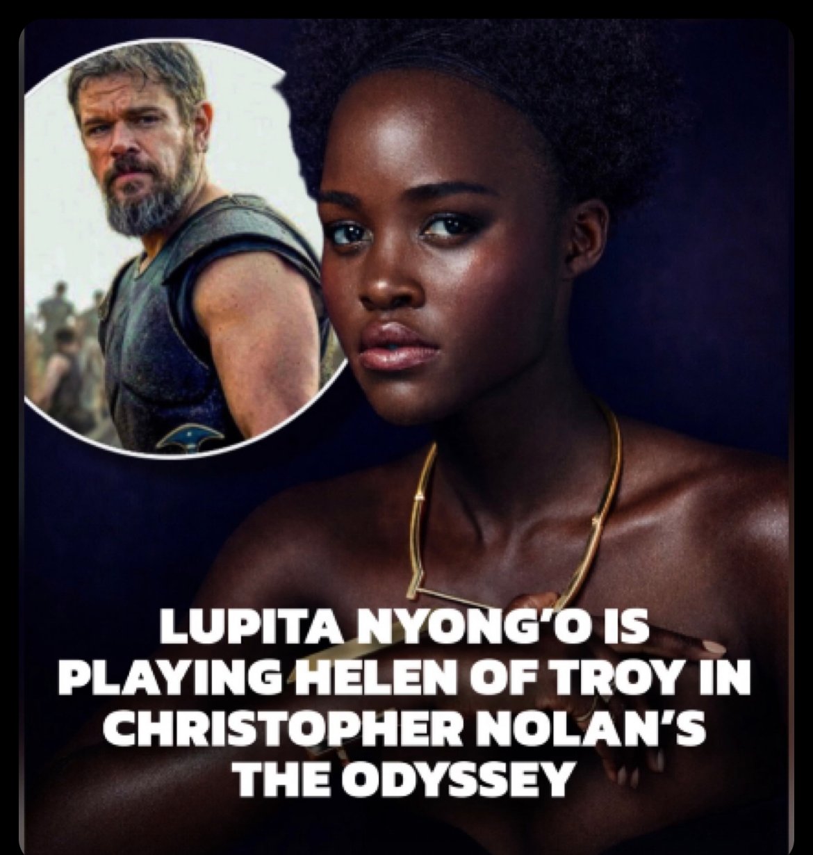 helene de troie odyssee christopher nolan woke diversite gauche gauchisme maladie mentale cuck noire noir