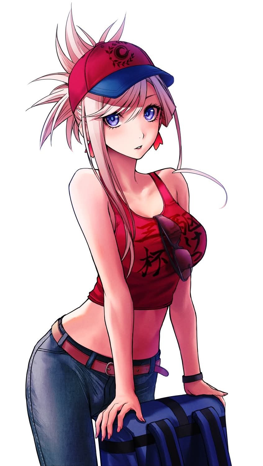 waifu latex croptop manga anime dessinsanimes ia ai