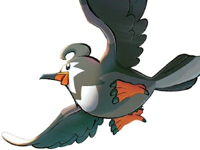 moupe vlt etourvol staravia mukubird pokemon pkm jeu anime type normal vol 4g sinnoh etourneau