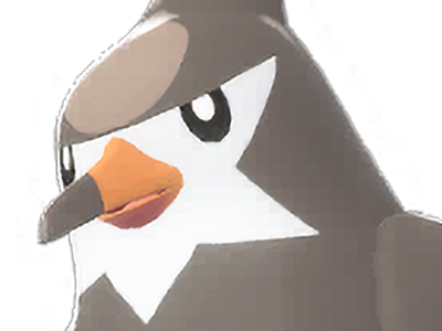 moupe vlt etourvol staravia mukubird pokemon pkm jeu anime type normal vol 4g sinnoh etourneau