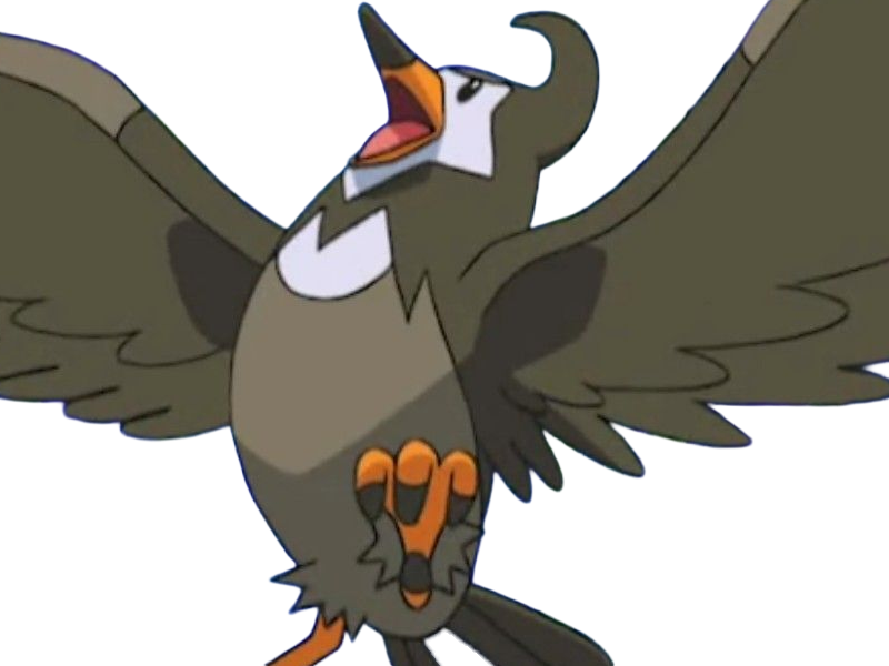 moupe vlt etourvol staravia mukubird pokemon pkm jeu anime type normal vol 4g sinnoh etourneau