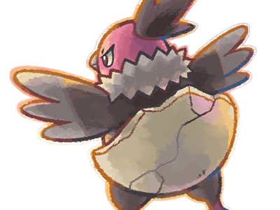 moupe vlt vostourno vullaby valchai pokemon pkm jeu anime type tenebres vol 5g unys couche