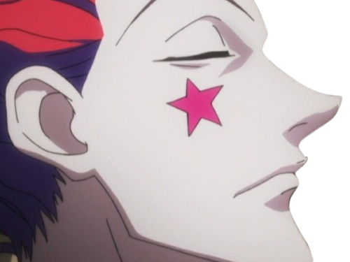 hisoka hunter x isaac cheveux rouge clown inquietant carte bloop