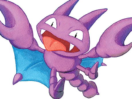 scorplane anglais gligar japonais gliger pokemon pkm jeu anime type sol vol 2g johto scorpivol