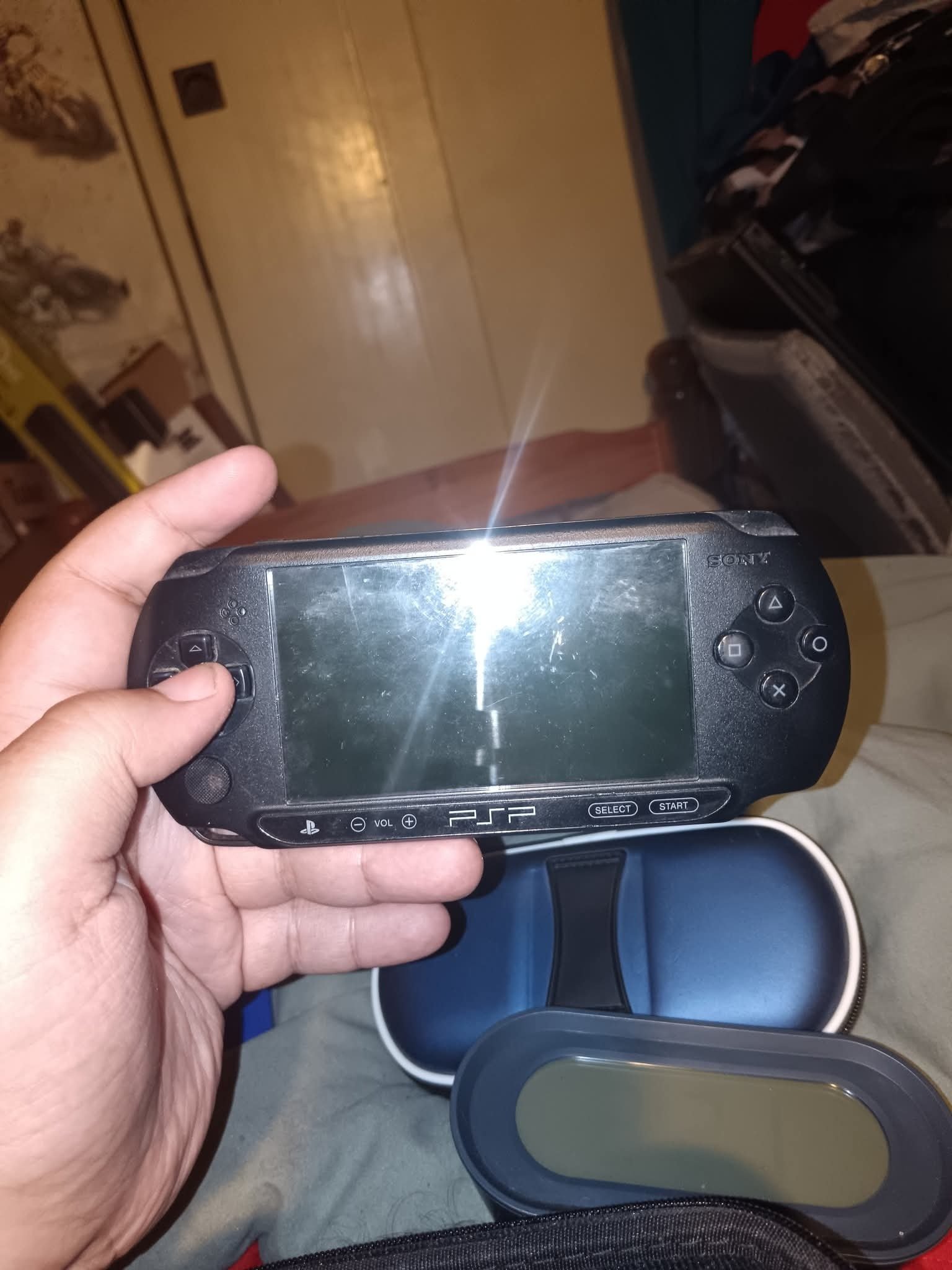 psp playstation sony portable console noir 2000