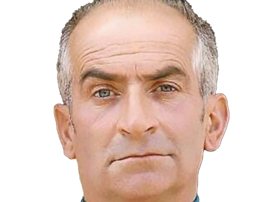 louis de funes comique acteur francais vieux grimace homme