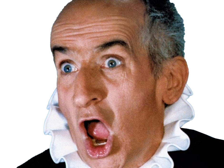 louis de funes comique acteur francais vieux grimace homme