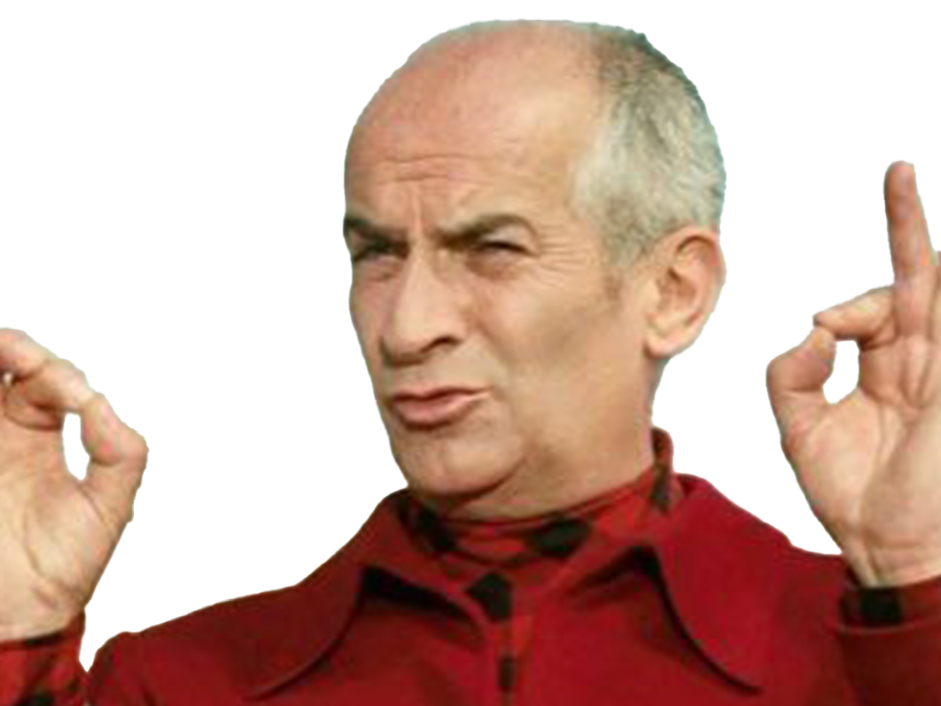 louis de funes comique acteur francais vieux grimace homme