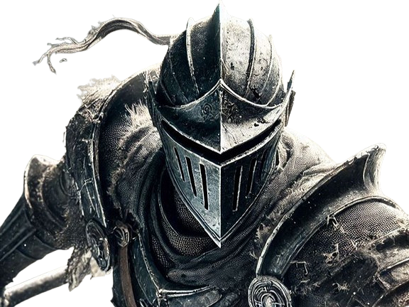 chevalier knight armure medieval medievale dark fantasy souls morteflamme sans-eclat sans eclat elden ring knifos