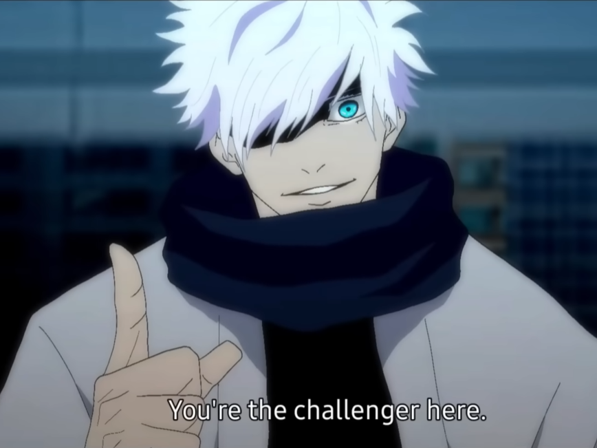 jjk jujutsu kaisen gojo challenger