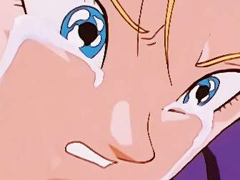 dragonball dbz c-18 c18 pleure larmes triste detresse chagrin pourquoi tinnova