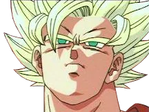 dragonball goku songoku ssj circonspect doute serieux grave regard mouais tinnova dbz