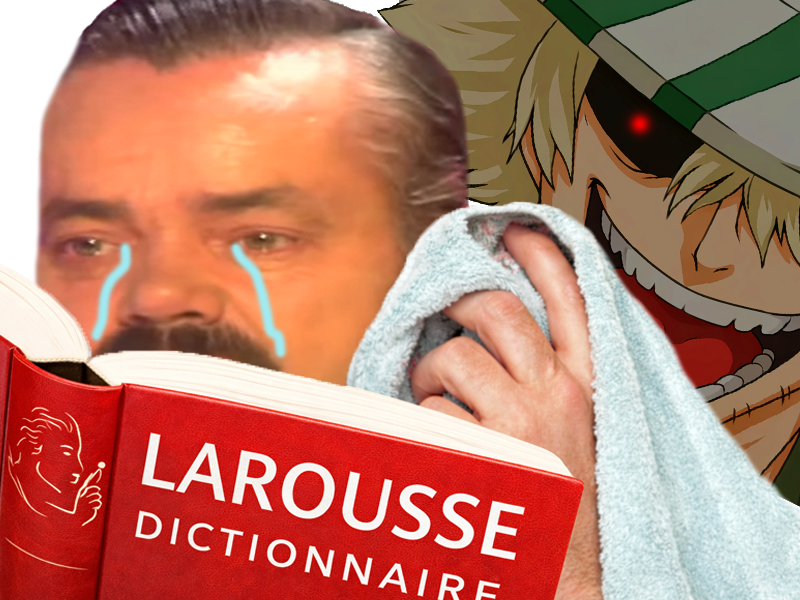 larousse dictionnaire serviette comprendre apprendre mot larme dure pleure bloop cruel