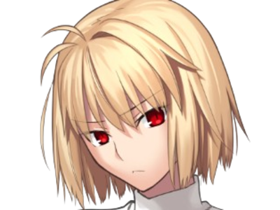 arcueid tsukihime tsukire remake visual novel kj kikoojap glare stare mecontent sus doubt doute