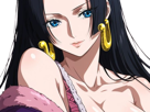 boa-hancock-one-piece-waifu-cheveux-noirs-boucles-oreille-serpent-bloop