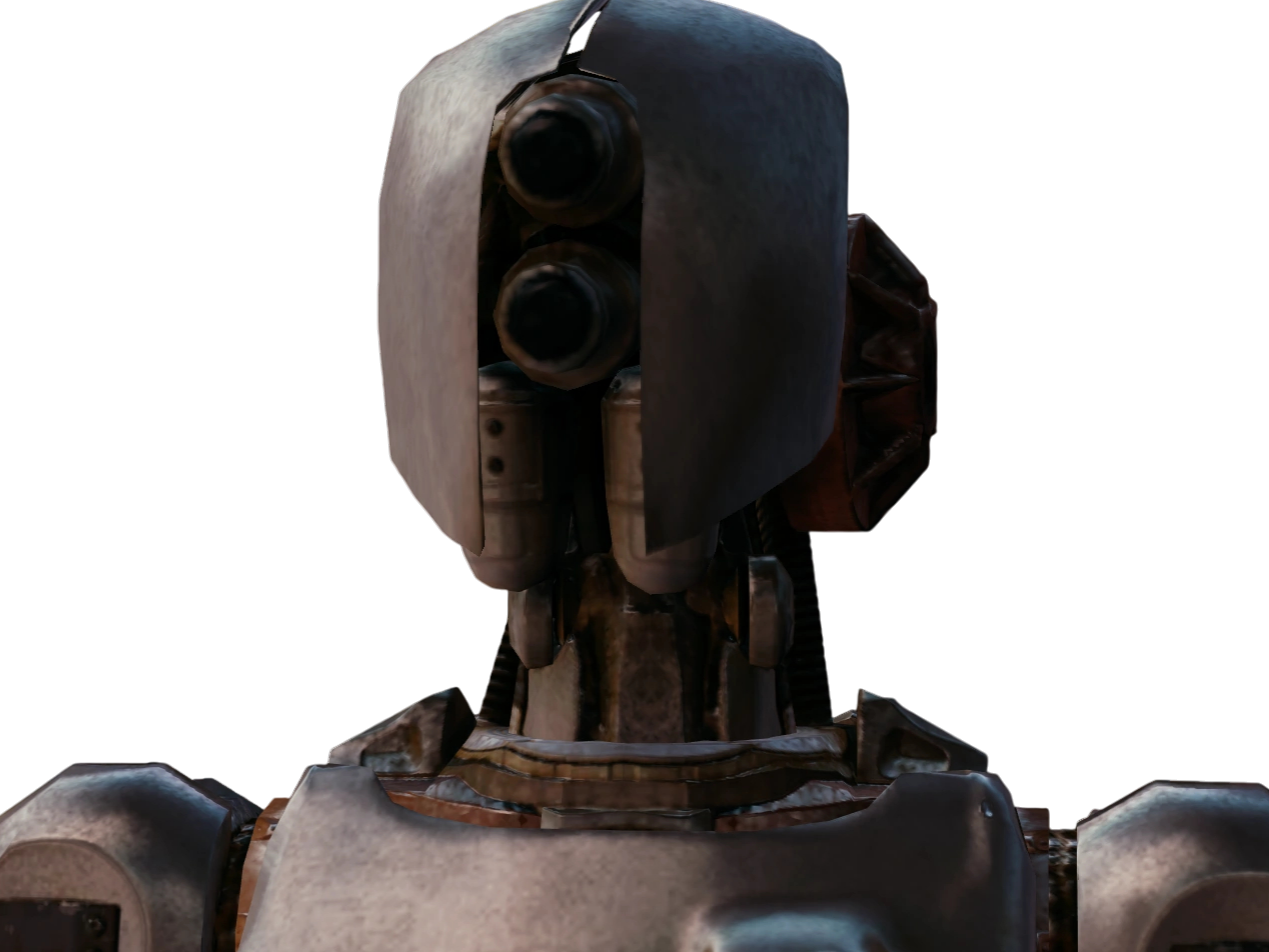 fallout robot laserotron androide