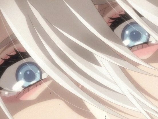 2b nier automata cheveux blancs yeux bleux opale bloop