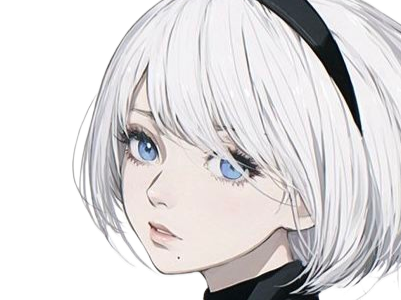 2b nier automata sans bandeau opale bloop