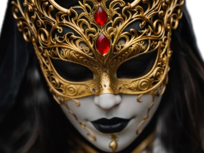 masque mystere venitien italie vert or carnaval