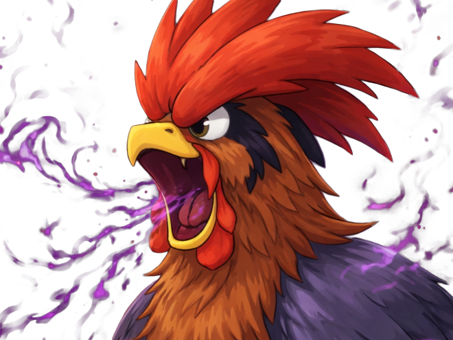 roucarnage pidgeot pigeot delta fakemon pokemon pkm insurgence type tenebres dragon kalos-du-sud kalos cockatrice vlt