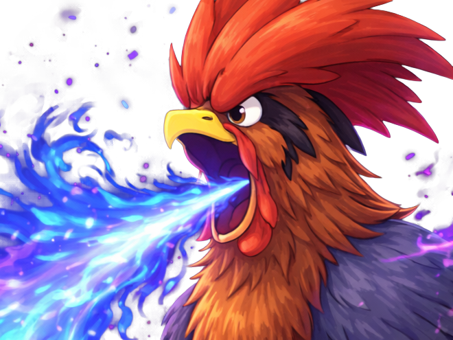 roucarnage pidgeot pigeot delta fakemon pokemon pkm insurgence type tenebres dragon kalos-du-sud kalos cockatrice vlt