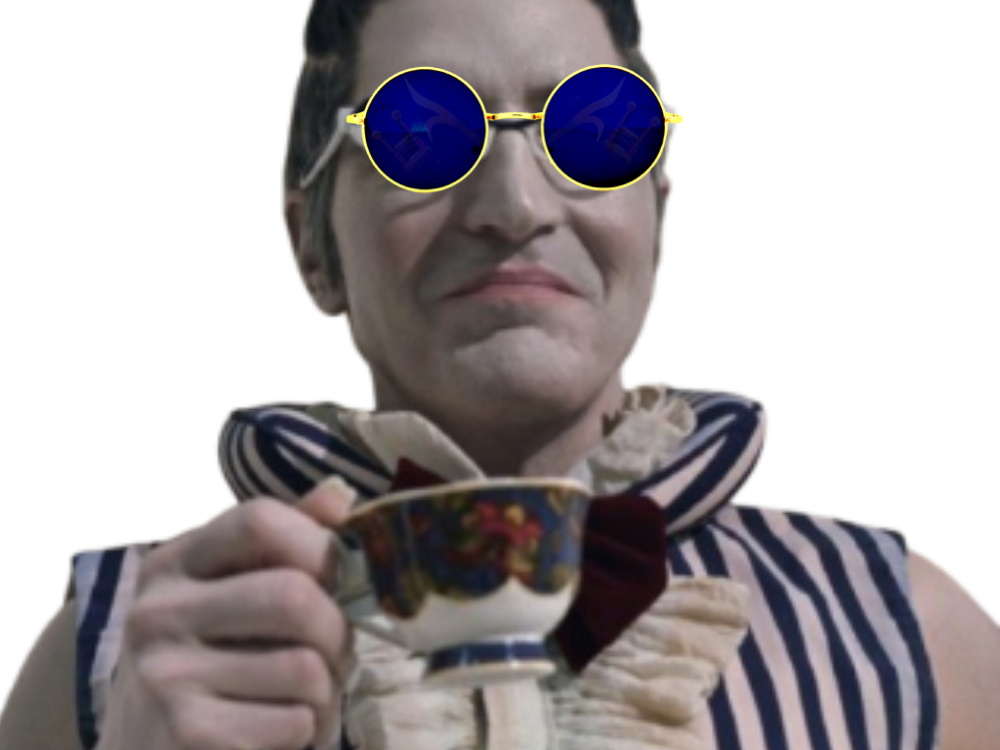 one piece live action netflix lunettes bleues mr 3 trois three tasse the