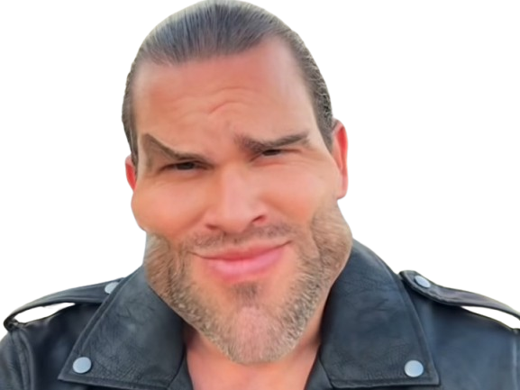 mewing muscu machoire cuir chad bg noir logan chitwood gigachad