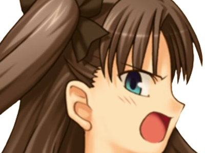 rin tohsaka fate stay night kj kikoojap visual novel colere rage angry venere waifu