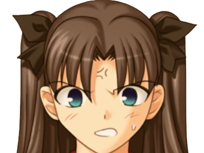 rin tohsaka fate stay night kj kikoojap visual novel colere fache furieux angry venere