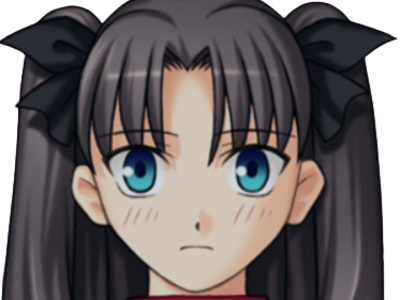 rin tohsaka fate stay night kj kikoojap visual novel shy blush rougit timide