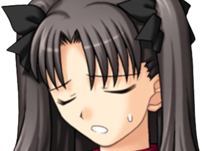 rin tohsaka fate stay night kj kikoojap visual novel sueur fatigue flemme desespoir