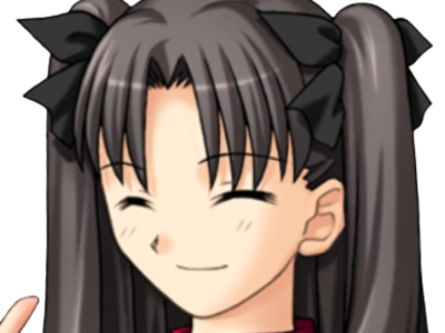rin tohsaka fate stay night kj kikoojap visual novel happy content sourire chill heureux cute