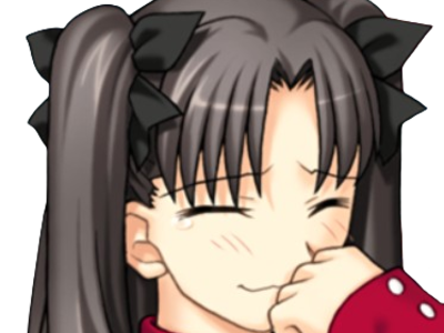 rin tohsaka fate stay night kj kikoojap visual novel happy rire mdr lol drole heureux