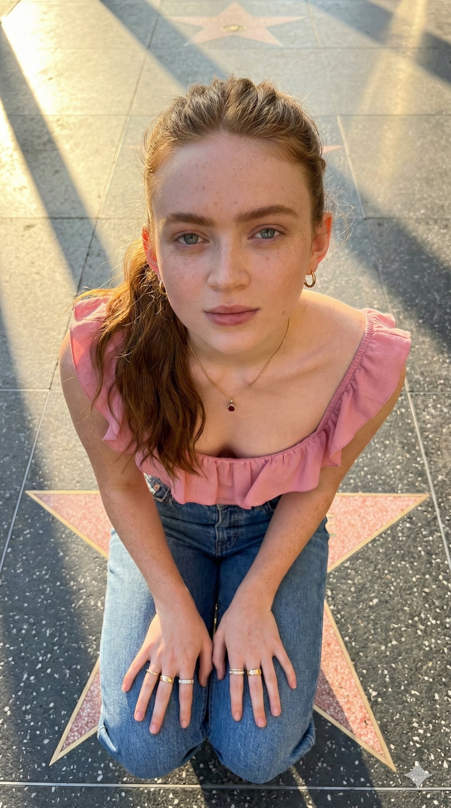 sadie sink redhead rdh nea joven tiny teens zoomix stranger things nflx zig str chri