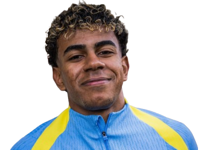 lamine yamal coince balais dans le cul nerveux stresse sourire crispe timide malaise fier con