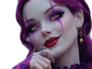 cirque-violet-waifu-femme-clown