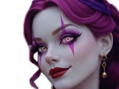 cirque-violet-waifu-femme-clown