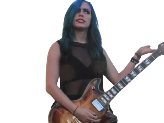 alexandra alex snowden heckendorf guitariste americaine doll skin tallah metal femme