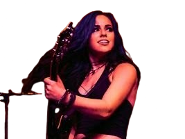 alexandra alex snowden heckendorf guitariste americaine doll skin tallah metal femme