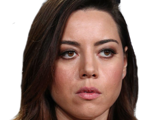 aubrey plaza actrice americaine femme brune trentaine trentenaire peau mat