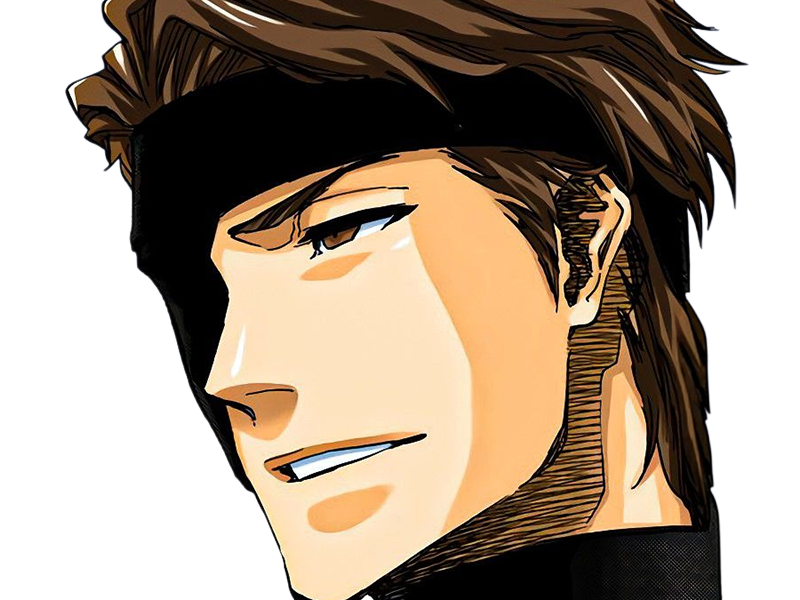 sosuke aizen bleach tybw anime manga shinigami capitaine 5eme-division scelle antagoniste bandeau-oeil cheveux-bruns yeux-marrons just-as-planned