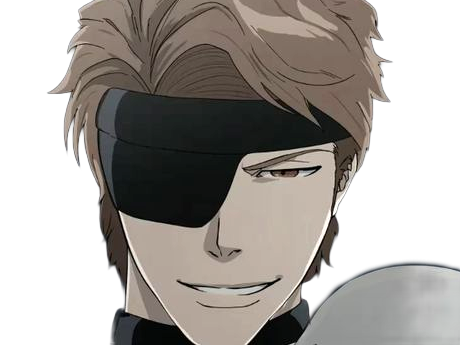 sosuke aizen bleach tybw anime manga shinigami capitaine 5eme-division scelle antagoniste bandeau-oeil cheveux-bruns yeux-marrons just-as-planned