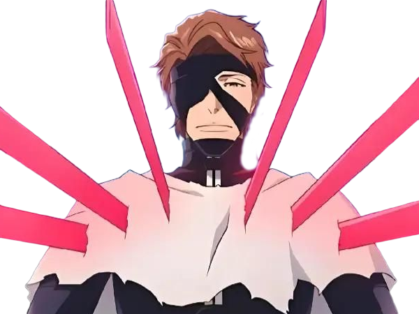 sosuke aizen bleach tybw anime manga shinigami capitaine 5eme-division scelle antagoniste bandeau-oeil cheveux-bruns yeux-marrons just-as-planned