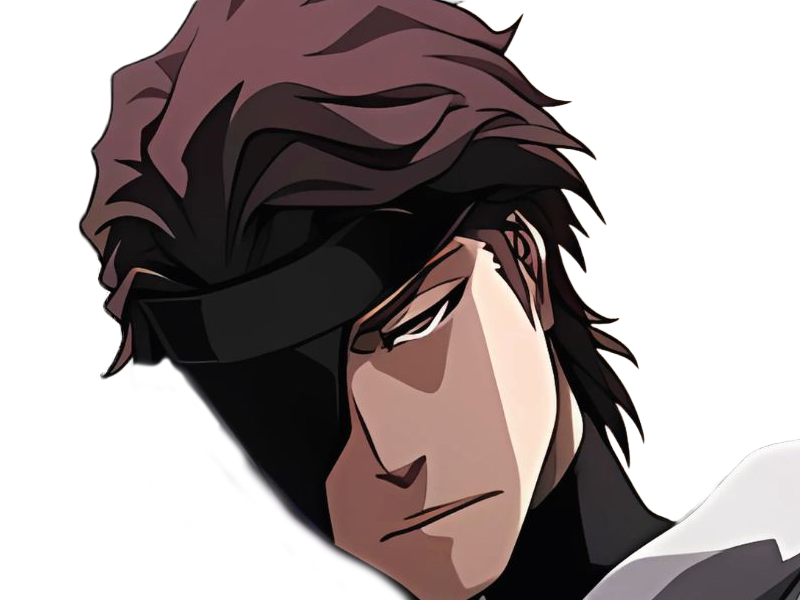 sosuke aizen bleach tybw anime manga shinigami capitaine 5eme-division scelle antagoniste bandeau-oeil cheveux-bruns yeux-marrons just-as-planned
