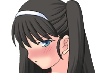 akiha tohno tsukihime kagetsu tohya kj kikoojap visual novel twintail couettes rougit blush gene