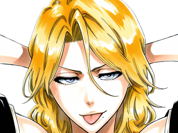 rangiku matsumoto bleach manga shinigami lieutenant 10eme-division waifu femme gotei-13 cheveux-blonds-venitiens yeux-bleus blonde rousse pulpeuse