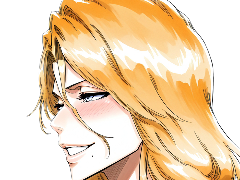 rangiku matsumoto bleach manga shinigami lieutenant 10eme-division waifu femme gotei-13 cheveux-blonds-venitiens yeux-bleus blonde rousse pulpeuse