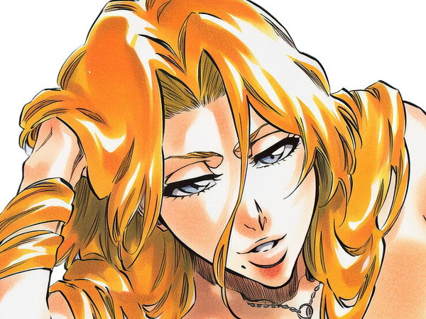 rangiku matsumoto bleach manga shinigami lieutenant 10eme-division waifu femme gotei-13 cheveux-blonds-venitiens yeux-bleus blonde rousse pulpeuse