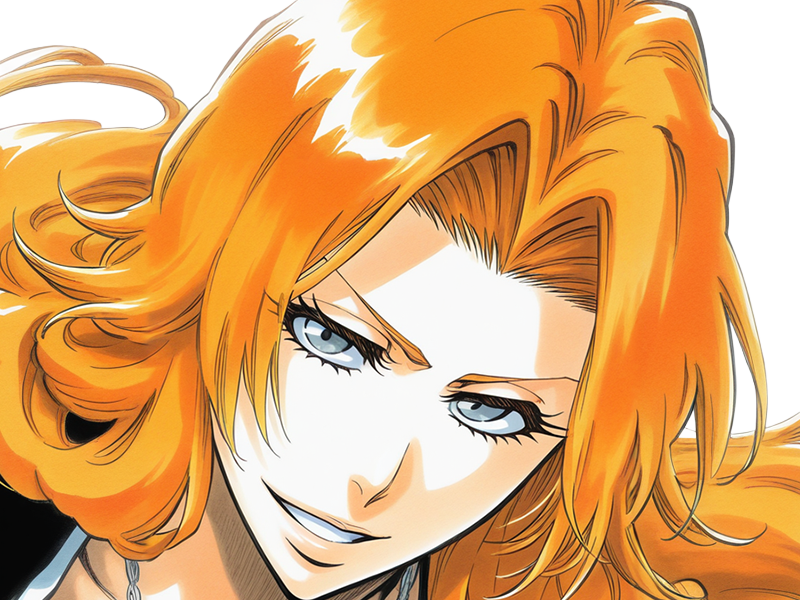 rangiku matsumoto bleach manga shinigami lieutenant 10eme-division waifu femme gotei-13 cheveux-blonds-venitiens yeux-bleus blonde rousse pulpeuse
